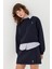 Gömlek Detaylı Sweatshirt Lacivert 1