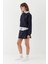Gömlek Detaylı Sweatshirt Lacivert 4