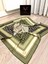 19V69 ITALIA Siyah Yeşil Twill Eşarp Gold Seri 90X90 cm Eşarp 2