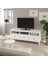 Hemnes Tv Sehpası Beyaz Vernik 148 x 47 x 57 Cm 3
