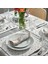 Nıssöga Amerikan Servis Beyaz Koyu Mavi 45 x 35 cm Çift Taraflı 6