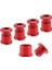 Muqzı 5 Adet Zincir Dişlisi Cıvata Seti 8,5 mm Çift Zincir Dişlisi Vidaları Kırmızı (Yurt Dışından) 1