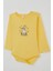 Erkek Bebek Çıtçıtlı Body Gözlüklü Ayıcık Baskılı 9 Ay-3 Yaş, Sarı 6