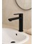 Mat Siyah Banyo Lavabo Bataryası | Tek Kollu Modern Musluk | Dayanıklı Pirinç Gövde 2