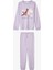 Kız Çocuk Yoyo Oyun Desenli Pamuklu 2'li Pijama Takımı 8