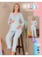 Lady Lingerie Uzun Kollu,dantelli Lohusa-Hamile Pijama Takımı 1