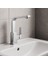 Modern Krom Lavabo Bataryası | Tek Kollu Kare Tasarım | Dayanıklı Pirinç Gövde 1