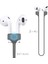 Manyetik Airpods Kaybolmaz Askı Ipi – Yumuşak Silikon, Güçlü Mıknatıs, Evrensel Uyum (Siyah / Beyaz) 2