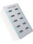 50W USB Çok Portlu Şarj Cihazı Hızlı Şarj Cihazı Hub'ı 10 Portlu Hızlı Şarj Cihazı Masaüstü Şarj Istasyonu Şarj Cihazı Beyaz (Ingiltere) (Yurt Dışından) 2