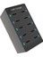 50W USB Çok Portlu Şarj Cihazı Hızlı Şarj Cihazı Hub'ı 10 Portlu Hızlı Şarj Cihazı Masaüstü Şarj Istasyonu Şarj Cihazı Siyah (Abd) (Yurt Dışından) 5