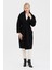 Kadın Oversize Çift Cepli Kısa Kaşe Kaban 3