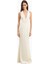 Plunging V Neck Halter Gown Derin V Yaka Halter Boyunlu Maxi Kadın Elbise 1