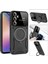 Redmi Note 13 Pro Plus Kılıf Kamera Lens Koruyuculu Magsafe Destekli 360 Dönen Halka Standlı Kapak 2