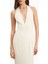 Plunging V Neck Halter Gown Derin V Yaka Halter Boyunlu Maxi Kadın Elbise 6