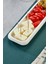 3’lü 28X7,5 cm Dikdörtgen Servis Tabağı – Kahvaltılık, Meze ve Atıştırmalık Sunum Seti 3