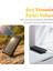 Güneş Enerjili Solar Powerbank 10000MAH LED Işıklı Taşınabilir Batarya Şarj Cihazı Siyah 4