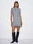 90257 Bisiklet Yaka Yün Karışımlı Triko Elbise-K.gri Mel. 5