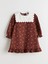Lcw Kids Kırmızı Yaka Detaylı Puantiyeli Kız Çocuk Elbise 1