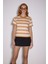 Çizgili Regular Basic Tshirt 1