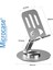360 Döner Başlıklı ve Görüş Açısı Ayarlanabilir Metal Telefon Standı Gri AL5341 2