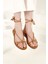 Kadın Ipli Parmak Arası Sandalet Camel 3