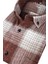Erkek Kahverengi Kışlık Kalın Kareli Oduncu Gömlek – Cepli Geniş Kesim Trend Gömlek Model 4