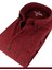 Erkek Koyu Kırmızı Oduncu Gömlek – Kışlık Kalın Kareli Cepli Geniş Kesim Trend Gömlek Model 2