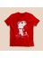 Atatürk Baskılı Tişört - Kırmızı - TS160 - Beden: 11-12 Yaş 1