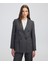 Triko Şeritli Raw Edge Blazer IW6250106025088 3