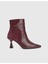 Patsy Hakiki Süet Deri Bordo Kadın Topuklu Bot 3