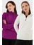 Slim Fit Yumuşak Dokulu Anti-Pilling Tüylenme Yapmayan 2'li Paket Polar Bayan Polar 5907000S2 1