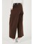 Wide Leg Yüksek Bel Geniş Paça Kemerli Pantolon Bayan Pantolon 68351223 6