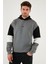 Pamuklu Relaxed Fit Kapüşonlu Içi Tüylü Yumuşak Şardonlu 2' Li Paket Sweat Erkek Sweat 5905299S2 3
