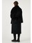 Oversize Kruvaze Yaka Yumuşak Dokulu Uzun Trençkot Bayan Trençkot 6839610 7