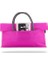 BYN-EL009 Wtxpro Su Geçirmez Kumaş 13-14 Inch Bayan Laptop,, Air El Çantası- Tote Bag- Fuşya 3