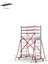 2X10 Basamaklı 5,8 M Çalışma Yüksekliği Telesafe Xln Premium - Iki Parçalı Alüminyum Iskele S005_XLN_PR 2