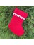 Yılbaşı Noel Çorabı Kesesi - Kırmızı Keçe, Ponponlu Şömine Süsü 30 cm x 22 Cm 1