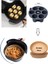 2'li Set 50 Adet AirFryer Yağsız Pişirme Kağıdı Silikon 7 Gözlü Hava Fritözü Muffin Kek Çörek Kalıbı 1