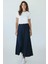 Kadın Beli Lastikli Yanlardan Divet Detaylı Kalın Kışlık Etek 5