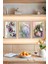 🌸 Pastel Çiçekler – 3’lü Mdf Uv Baskılı Zarif Tablo Seti (3 Ebat Seçeneği) CRVS1026 13 x 17 1