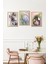 🌸 Pastel Çiçekler – 3’lü Mdf Uv Baskılı Zarif Tablo Seti (3 Ebat Seçeneği) CRVS1026 13 x 17 4