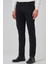 Erkek Siyah Denim 5 Cep Slim Fit Jean Kot Pantolon 4