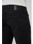 Erkek Siyah Denim 5 Cep Slim Fit Jean Kot Pantolon 5