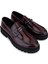 Erkek Hakiki Deri Bordo Loafer Ayakkabı 1008 3538 Erk Ayk SK25-26 Bordo Acma 2