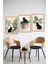 🖼️ Saksıdaki Siyah Kediler Temalı 3'lü Tablo Seti (Çerçevesiz) CRVS1040 13 x 17 3