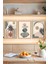 🌿 Soyut Vazo ve Bitki Kompozisyonu Temalı 3'lü Tablo Seti 🌿 - Çerçevesiz Mdf Uv Baskı CRVS1058 13 x 17 1