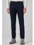Erkek Lacivert Denim 5 Cep Slim Fit Jean Kot Pantolon 1