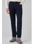 Erkek Lacivert Denim 5 Cep Slim Fit Jean Kot Pantolon 4