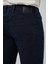 Erkek Lacivert Denim 5 Cep Slim Fit Jean Kot Pantolon 5