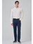 Erkek Lacivert Denim 5 Cep Dynamic Fit Jean Kot Pantolon 2